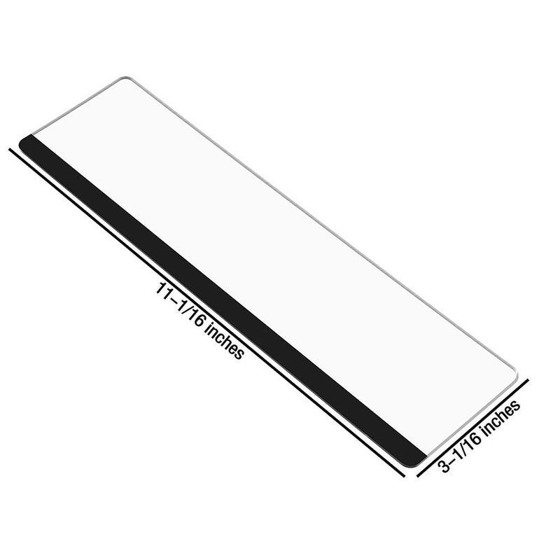 BLUECELL Clear Color Acrylic Computer Monitor Screen Memo Message Board Memo Pad Holder Sticky Notes, Right & Left - Image 2